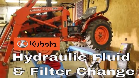Genuine KUBOTA Oil Filters. . Kubota b7510 hydraulic fluid change